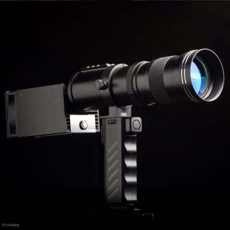 160W high-power handheld infrared laser igniter with manual-focus lens