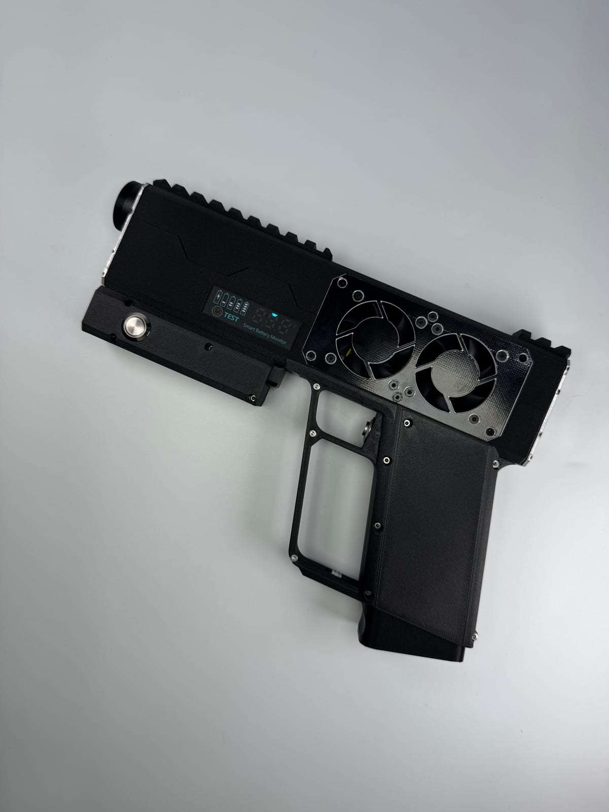 100W portable handheld laser igniter with dual cooling fans and battery display