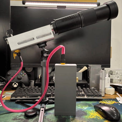 260W laser obstacle removal system with separate battery pack large lens tripod and remote control