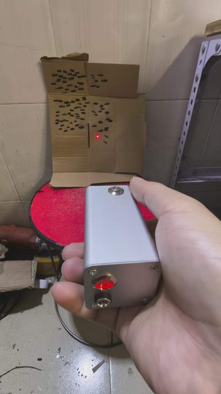 80W portable handheld laser igniter product demonstration video